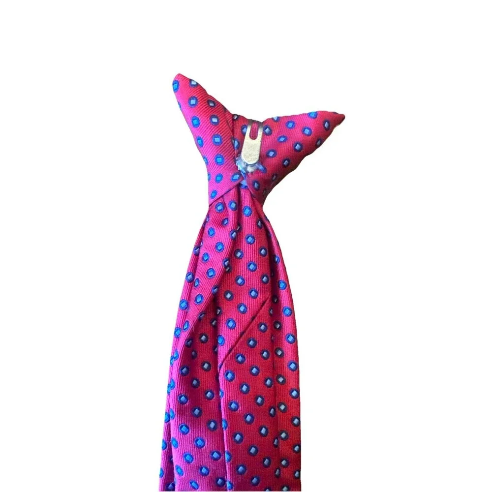 Ralph Lauren CHAPS Red Clip On Tie 14” Boys
